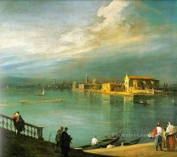 Paisajes Painting - san cristoforo san michele murano Canaletto Venecia